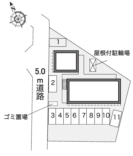 ★手数料０円★茂原市高師町　月極駐車場（LP）